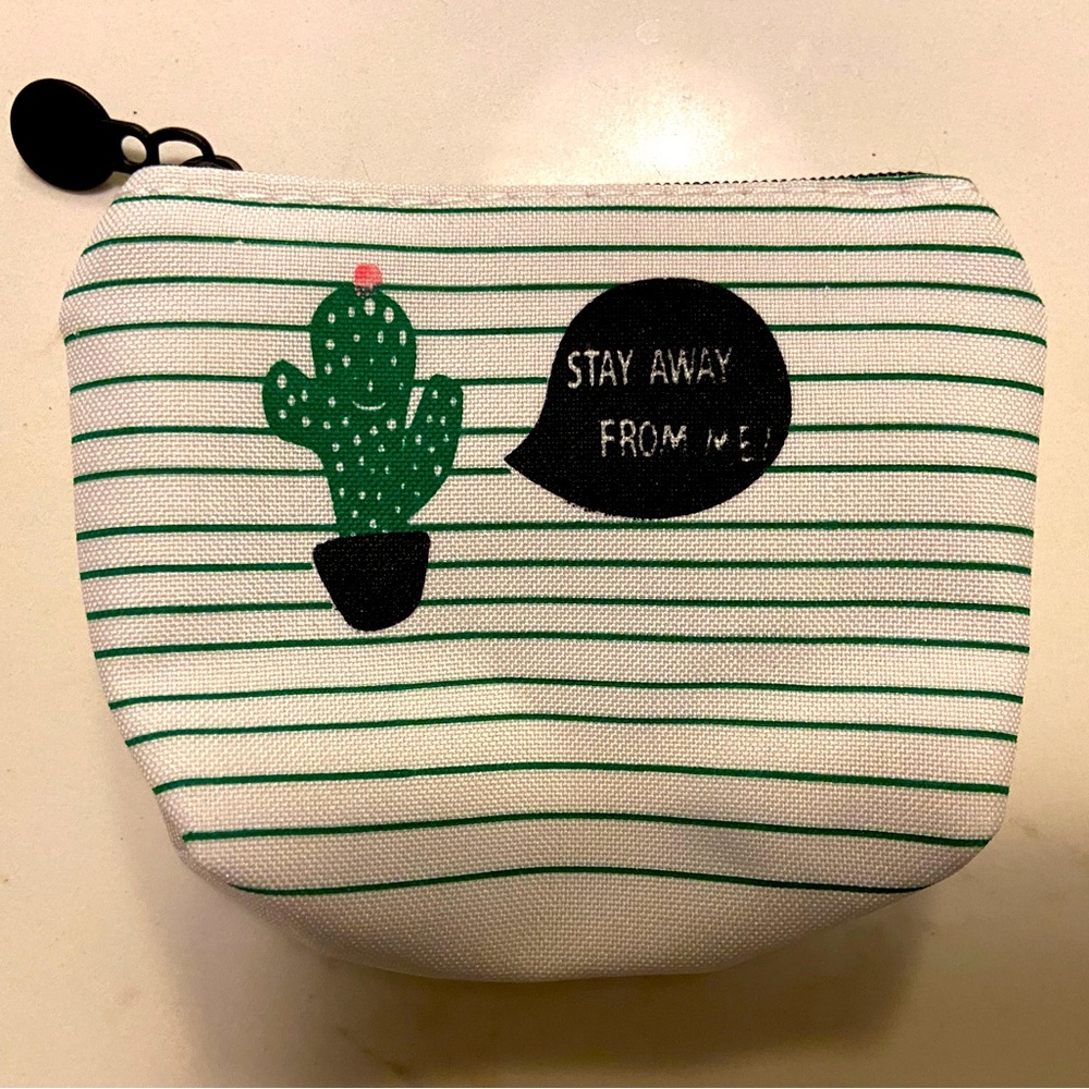 Small Cactus zippy pouch